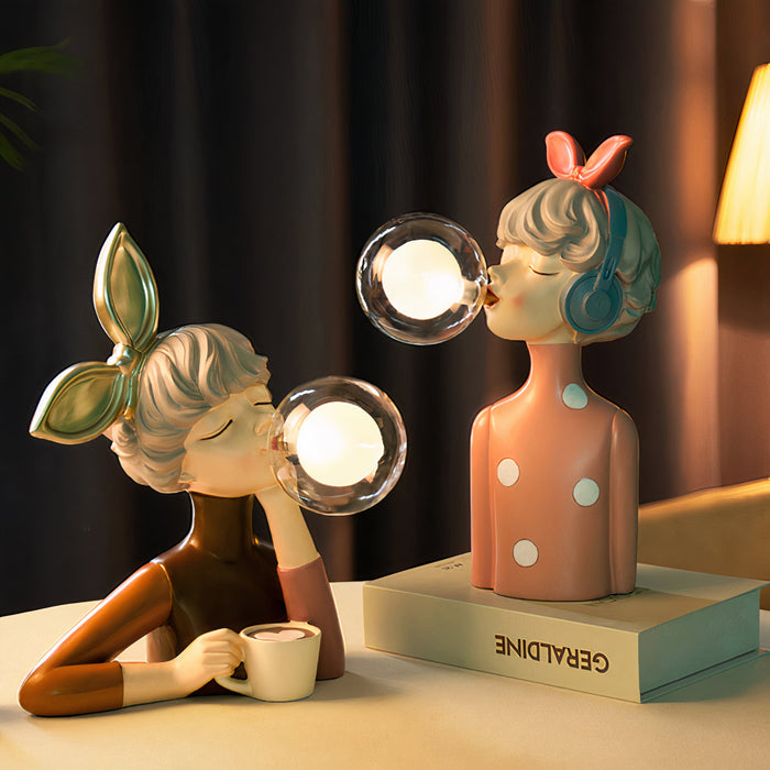 LightHive | Modern Bubble Girl LED Table Lamp