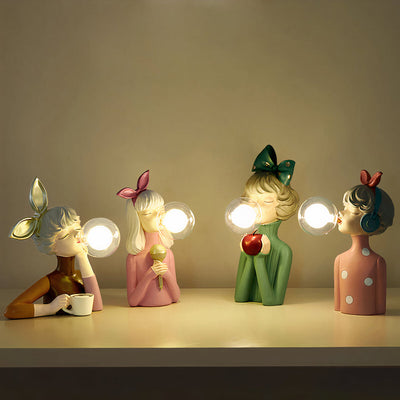 LightHive | Modern Bubble Girl LED Table Lamp
