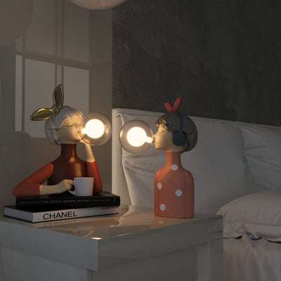 LightHive | Modern Bubble Girl LED Table Lamp