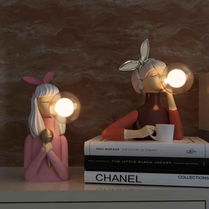 LightHive | Modern Bubble Girl LED Table Lamp